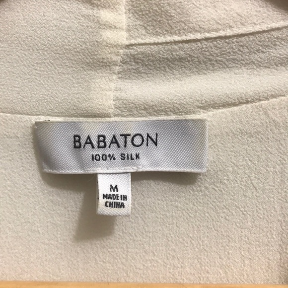 Cream with gold beading sleeveless top - Picture 3 of 4